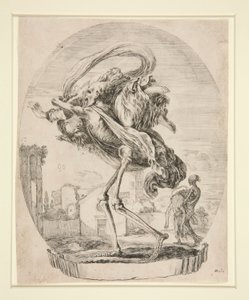 La Mort emportant une jeune femme - Stefano della Bella