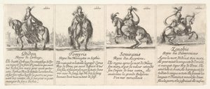 Didon, Tomyris, Sémiramis et Zénobie, du 