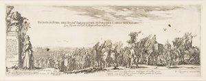 Entrée de la légation polonaise à Rome - Stefano della Bella