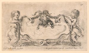Écusson, n° 17 de "Raccolta di varii cappriccii et nove inventioni di cartelle et ornamenti"