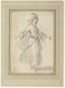 Danseuse en costume exotique