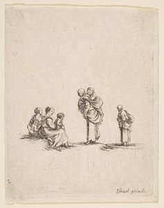 Quatre femmes mendiantes - Stefano della Bella