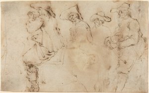 Les Quatre Cavaliers, 1627-30 - Stefano della Bella