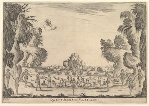 Quatrième scène, la mer, de Le nozze degli Dei, 1637