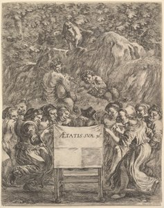 Frontispice pour Les Œuvres de Scarron - Stefano della Bella