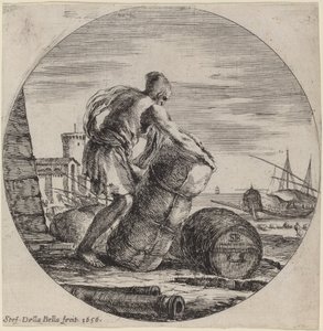 Galérien tirant la cargaison d
