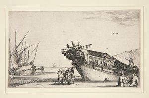 Scène de port d