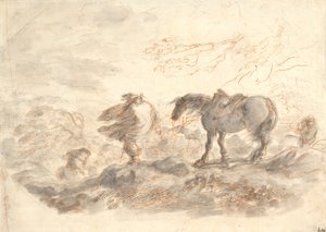 Cavaliers dans une tempête
