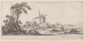 Paysage avec moulin à vent, avant ou en 1647