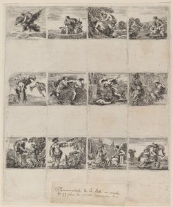 Cartes à jouer mythologiques, 1644 - Stefano della Bella