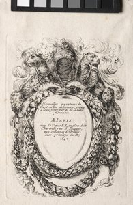 Nouveau modèle pour une cartouche, 1647