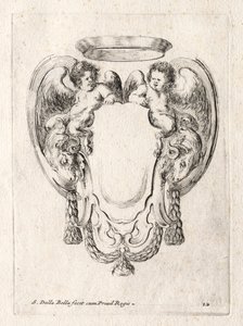 Nouveau modèle pour une cartouche, 1647 - Stefano della Bella