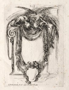 Nouveau modèle pour un cartouche, 1647 - Stefano della Bella