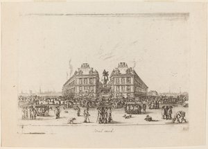 Place Dauphine, 1642 - Stefano della Bella