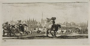 Planche Douze des Dessins de Plusieurs Mouvements par des Soldats