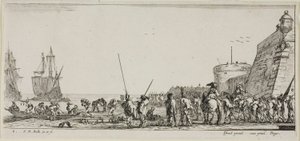 Planche Deux de Divers Embarquements - Stefano della Bella