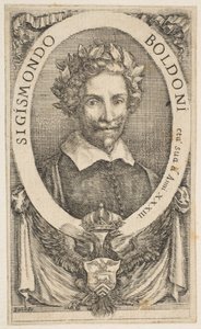 Portrait du poète Sigismond Boldoni, 1656 - Stefano della Bella