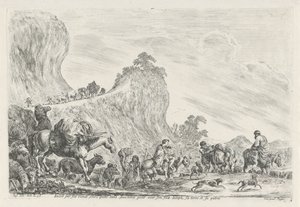 Voyage de Jacob en Égypte - Stefano della Bella