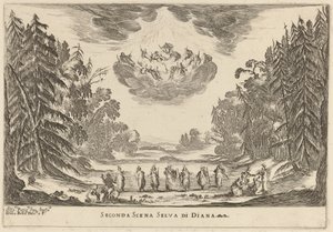 Seconda Scena Selva di Diana - Stefano della Bella