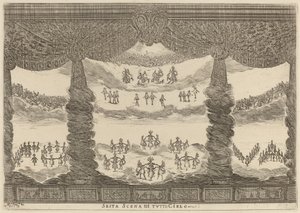 Sesta Scena di Tutto Cielo, 1637 - Stefano della Bella