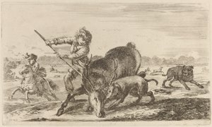 Cerf au piège - Stefano della Bella