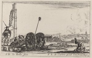 Le Canon, vers 1641 - Stefano della Bella