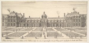 Le palais de Catherine de Médicis, appelé les Tuileries, de Diverses vues de remarqu..., 1649-51