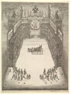 Théâtre à Modène, vu d
