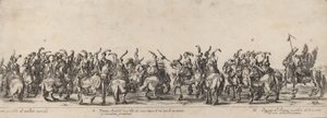 Trente archers et pages, 1633 - Stefano della Bella
