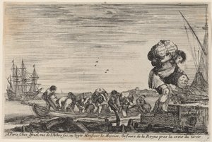 Page de titre pour Vues des ports de la mer, 1647 - Stefano della Bella