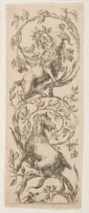 Deux chèvres grignotant des branches, vers 1653