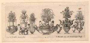Vases, de "Raccolta di Vasi Diversi" - Stefano della Bella
