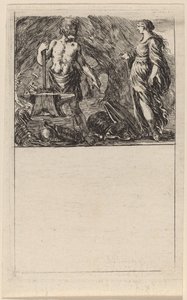 Vulcain et Thétis, 1644 - Stefano della Bella