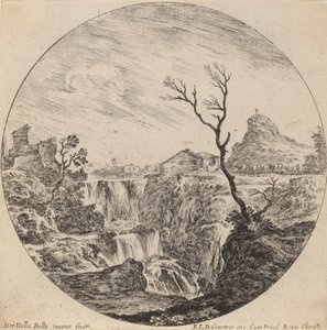 Cascade à trois niveaux, 1646 - Stefano della Bella