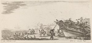 Port venteux, 1644 - Stefano della Bella