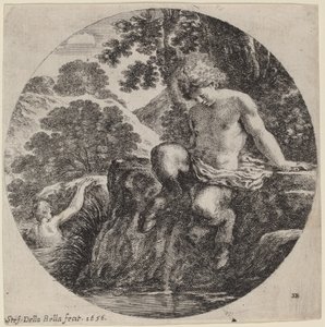 Jeune satyre au bord d