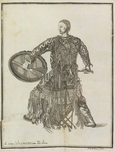 Un chaman. De la Description du pays Kamtchatka, vers 1750 - Steller