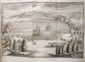 Vue du port de Petropavlovsk, 1755 - Stepan Petrovich Krasheninnikov