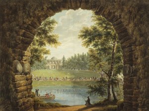 Vue de la datcha du prince Stroganov près de Saint-Pétersbourg - Stepan Philippovich Galaktionov