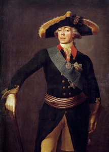 Portrait de Paul Ier, empereur de Russie - Stepan Semenovich Shchukin