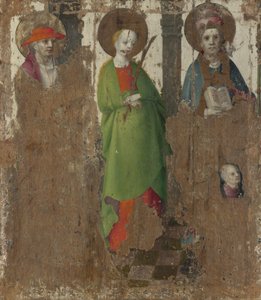Trois saints, vers 1450 - Stephan Lochner