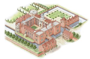 Château de Kimbolton, Cambridgeshire, vers 1670-1690
