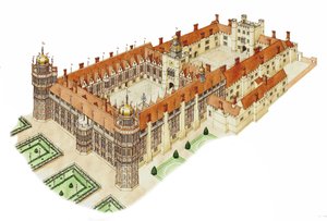 Palais de Nonsuch, Surrey, vers 1540-1600