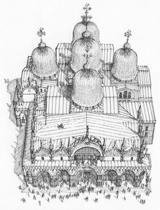 Basilique Saint-Marc, Venise, vue aérienne - Stephen Conlin