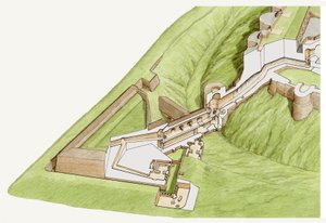 Le Spur, château de Douvres, Kent, vers 1800-2023 - Stephen Conlin