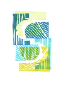 1973 I, 2016 (linogravure sur papier)