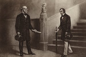 Gladstone et Disraeli, Beaconsfield - Stephen James (after) Ferris