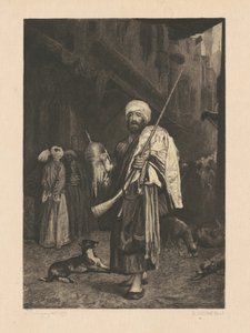 Le marchand de vieux vêtements, Le Caire - Stephen James Ferris, after Jean Léon Gérôme
