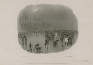 Patinage sur la Serpentine, Hyde Park, Londres - Stephen Pearce