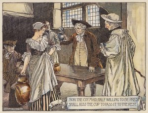 Illustration pour Le Village déserté par Oliver Goldsmith